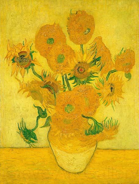Vincent Van Gogh Sunflowers  ww Spain oil painting art